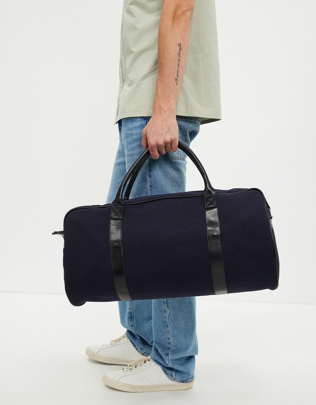 Staple Superior - Wilson Canvas Leather Weekender Bag