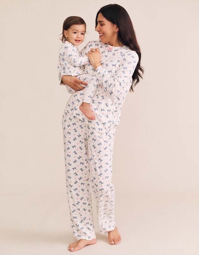 Huxbaby - Hearts And Bows Long Sleeve Pyjama Set - Babies-Kids