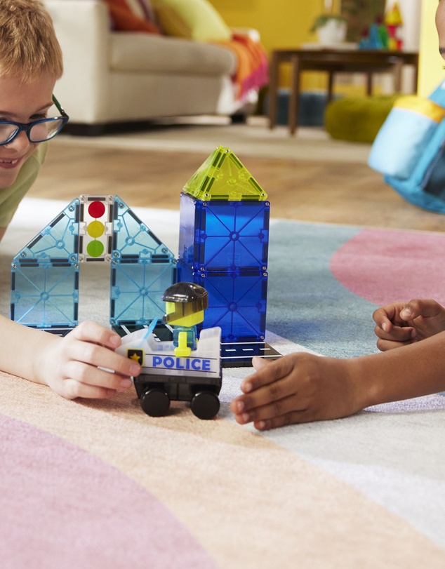 Magna-Tiles - MAGNA-TILES - Police Patrol - 20 Piece