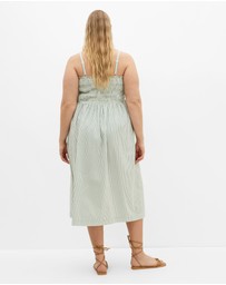 City Chic - Jolie Stripe Maxi Dress
