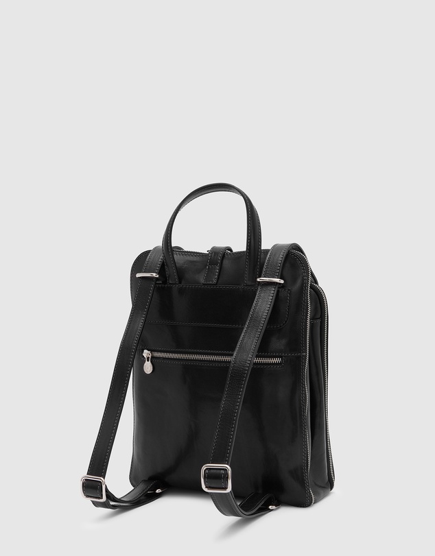 Florence - The Emma Black 3-in-1 Convertible Backpack
