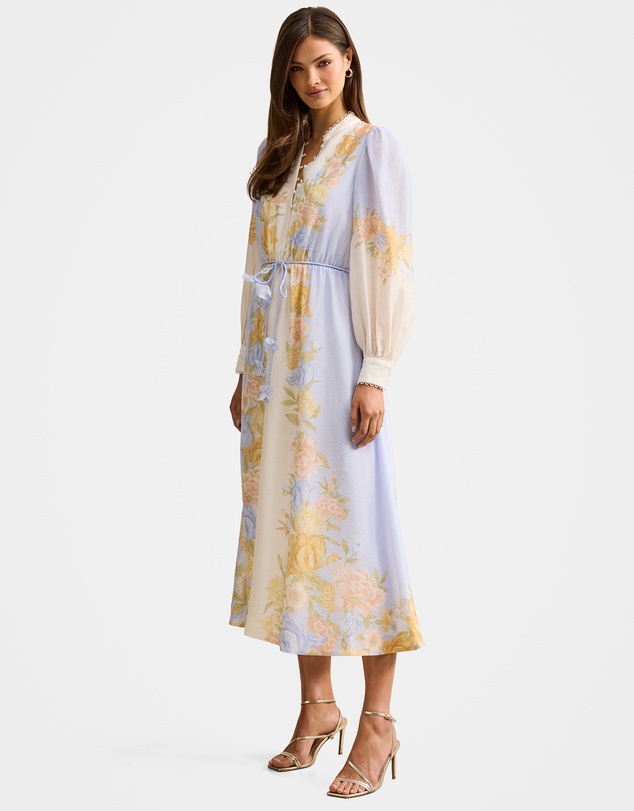 Forever New - Christina Placement Print Midi Dress