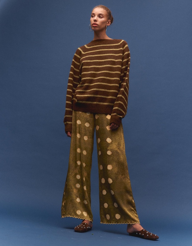KINGA CSILLA - Umore Stripe Knit Jumper