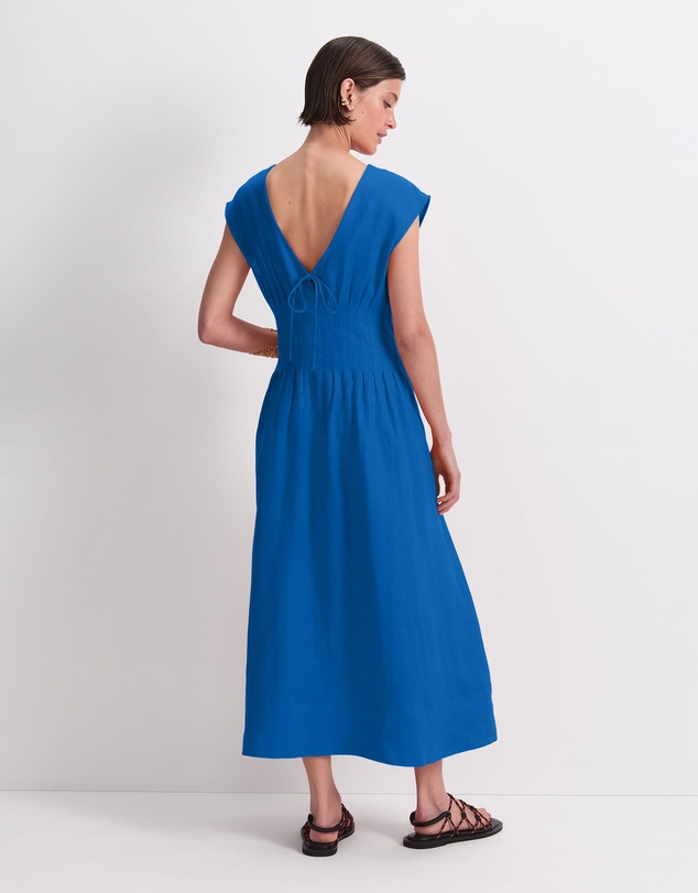 Sportscraft - Ariana Pintuck Linen Dress