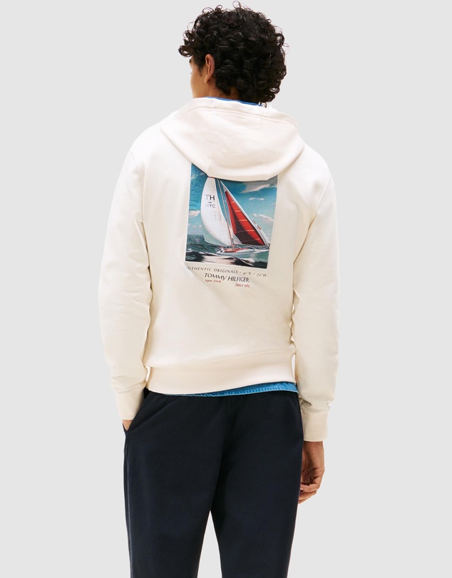 Tommy Hilfiger - Back Photo Print Hoody - ICONIC EXCLUSIVE