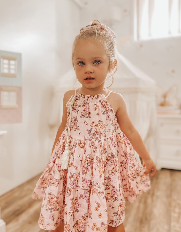 WITH LOVE FOR KIDS - Cotton Muslin Dress - Babies - Kids