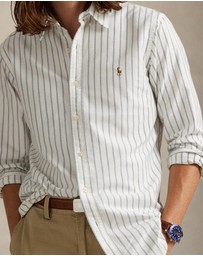 Polo Ralph Lauren - ICONIC EXCLUSIVE - Custom Fit Striped Oxford Shirt