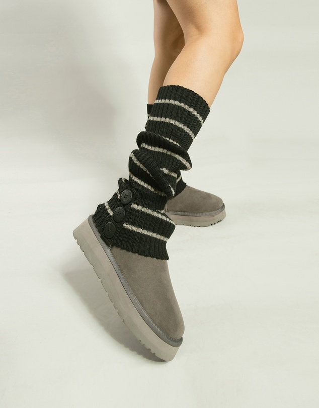 Ozwear Connection Uggs - Ugg Cardy Stretchy Knit Leg Warmers Slouch Socks