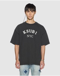 Ksubi - Laybel Ekcess SS Tee Washed Black