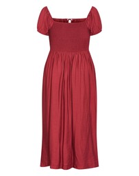 City Chic - Plus size Abbigail Split Maxi Dress - sienna