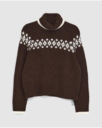 Binny - Dinner Plain With 'Aunt Jane Jumper