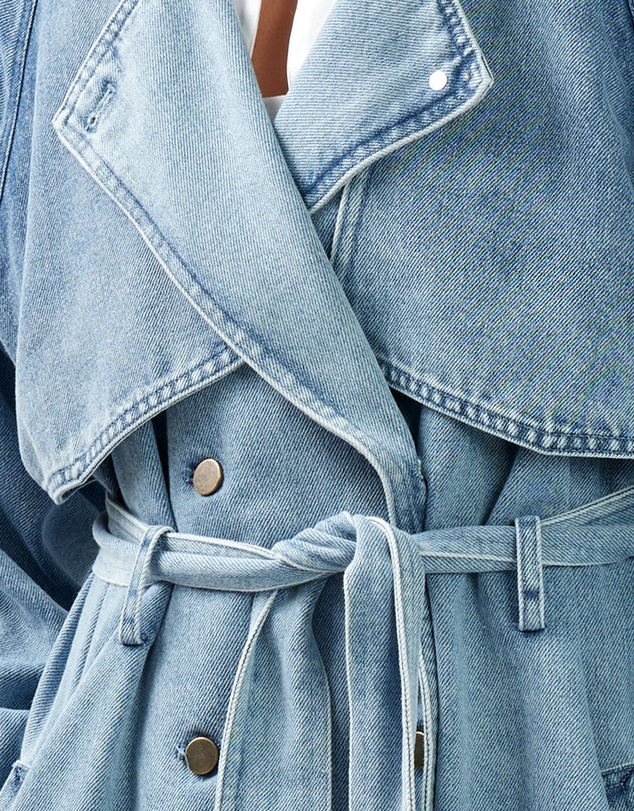 Belle & Bloom - Wild Skies Denim Trench