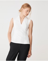 Forcast - Juno V-Neck Ponte Top