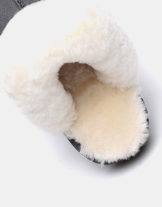 EVERAU - Australian Shepherd Ugg Muffin Slipper Cow Suede Upper House Shoes