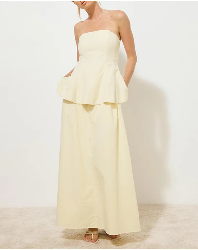 MON RENN - Solice Strapless Dress