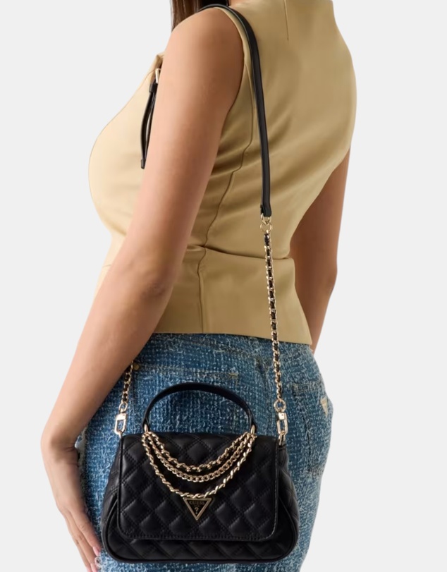 GUESS - Giully II Top Handle Flap Bag