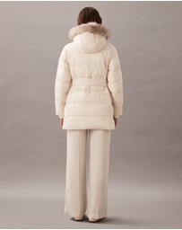 Calvin Klein - Belted Matte Quilted Jacket