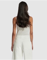 Decjuba - Gracie Lace Knit Tank