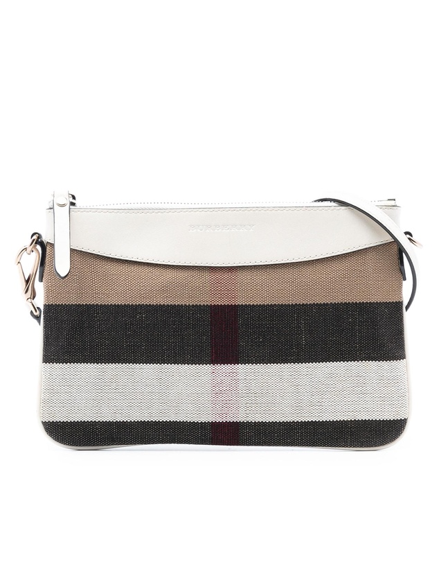 Pre-Loved by Azura Reborn - Pre-Loved Mega Check Canvas Peyton Crossbody