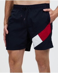 Tommy Hilfiger - Slim Fit Mid Length Swim Shorts