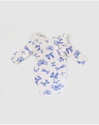 WITH LOVE FOR KIDS - Shimmy Long Sleeve Onesie - Babies