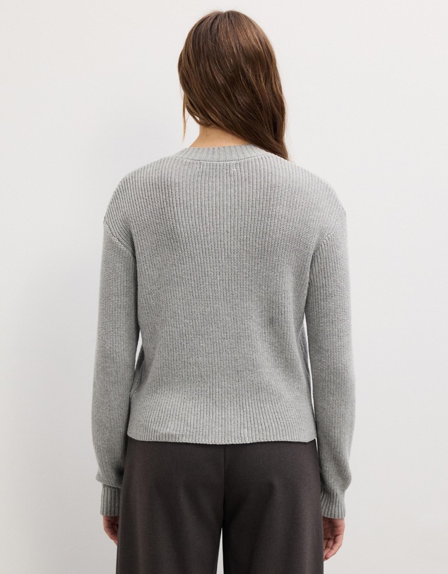 The Fated - Maia Round Neck Knit Cardigan