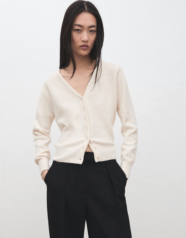 M.N.G - V-Neck Knitted Cardigan
