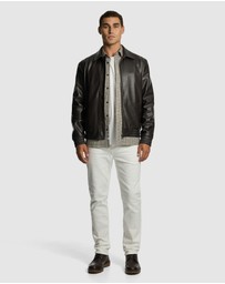 yd. - Scotty Faux Leather Jacket
