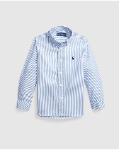 Polo Ralph Lauren - Slim Striped Oxford Shirt - Kids