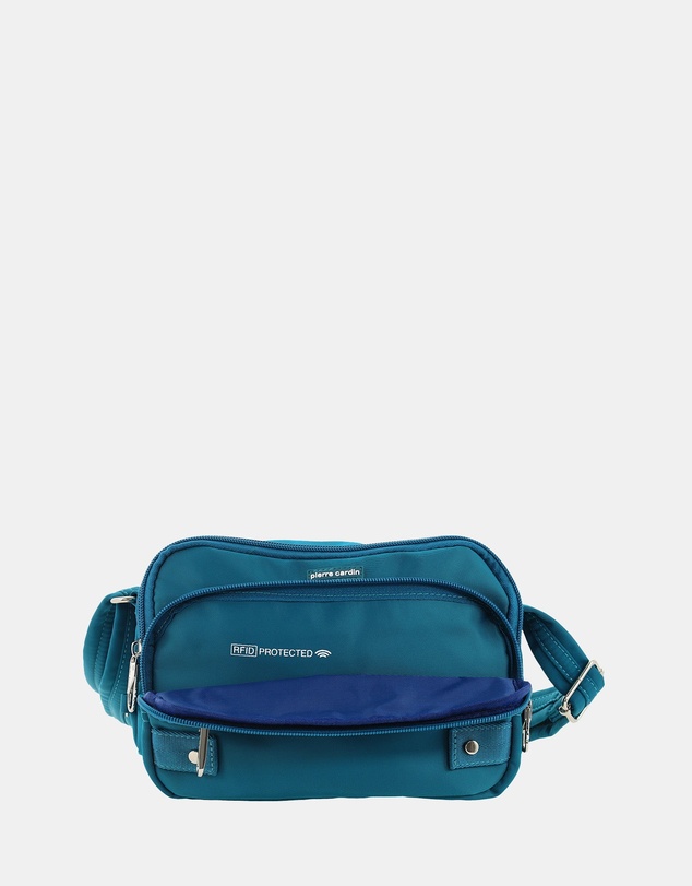 Pierre Cardin - Pierre Cardin Nylon Anti-Theft Cross Body Bag