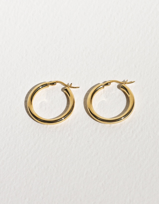 SAINT VALENTINE - Classic Hoops Medium - Gold