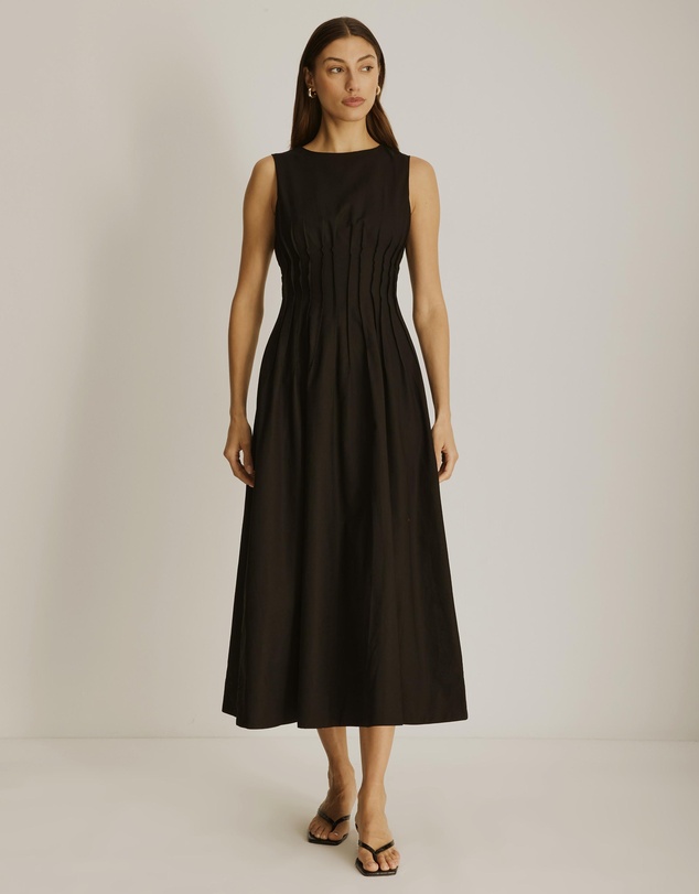 Atmos&Here - Anna Pintuck Maxi Dress
