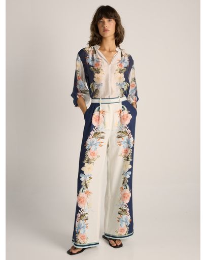 Navy Print