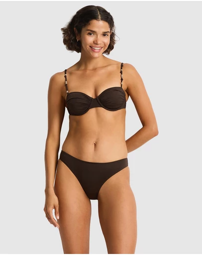 Sea Level Australia - De Luxe Ruched Balconette Bra Top
