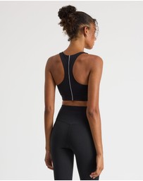 Upstate - Racer Back Crop - Black