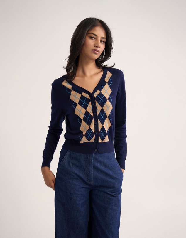 Oxford - Pixie Argyle Cardigan