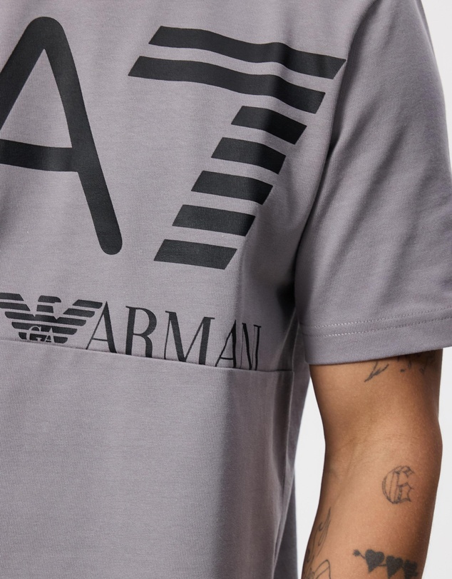 Emporio Armani EA7 - SS Train Logo Series M Oversize Logo Tee