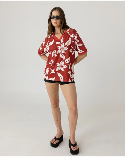 Pinky & Kamal - Hawaii Print Jersey