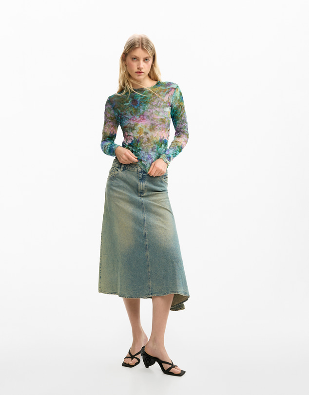 Desigual - Garden texture blouse