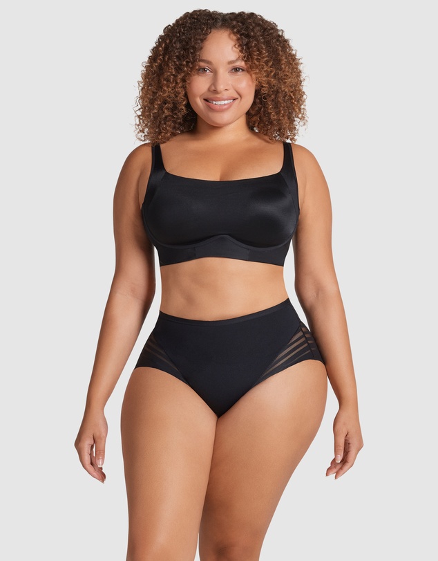 Leonisa - Lace Stripe Undetectable Seamless Shaping Brief