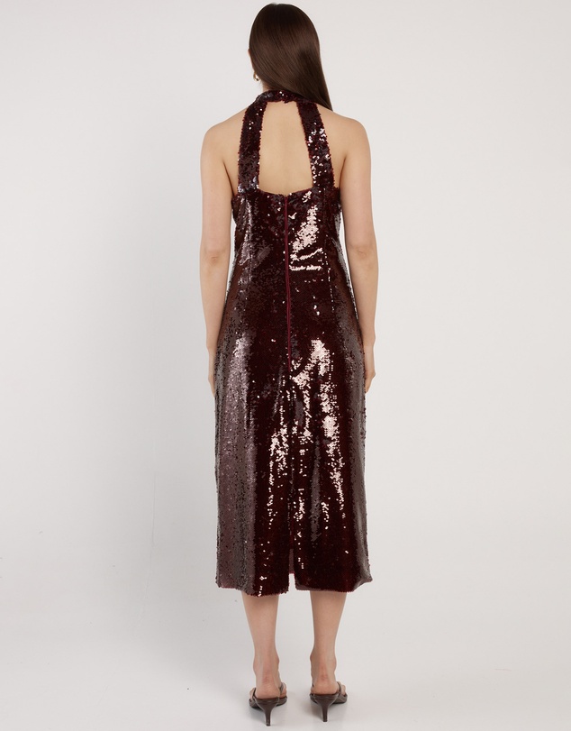 Fate + Becker - Juliette Sequin Halter Dress