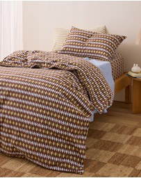 Sheet Society - Frankie Flannelette Quilt Cover Set