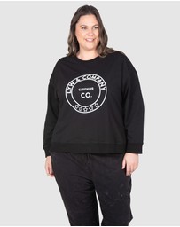 Love Your Wardrobe - LYW & Co Print Sweat Top