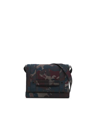 Pre-Loved by Azura Reborn - Pre-Loved dior Lock Bag Camo Jacquard
