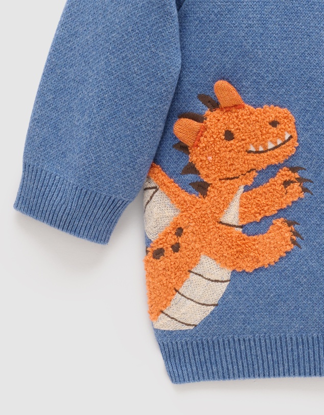 Purebaby - Dragon Friends Jumper -Kids-Babies