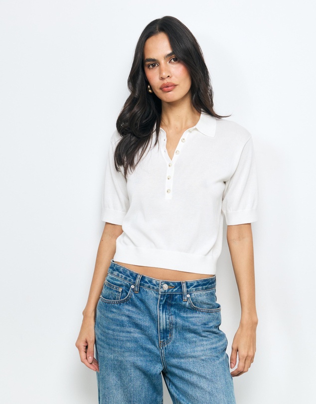 AERE - Abbey SS Knit Polo