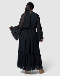 The Poetic Gypsy - Echoed Maxi Dress