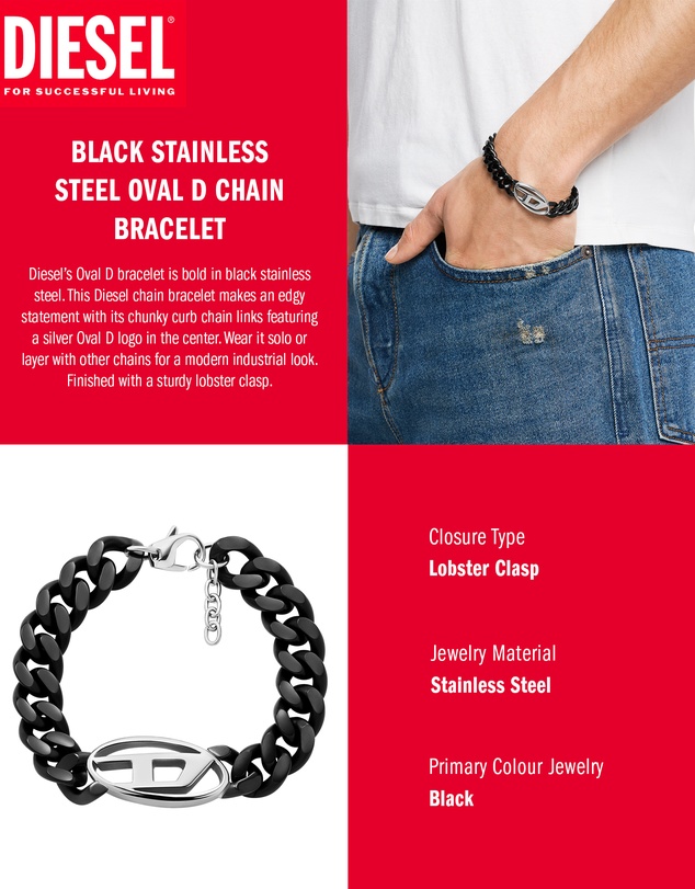 Diesel - Black Bracelet