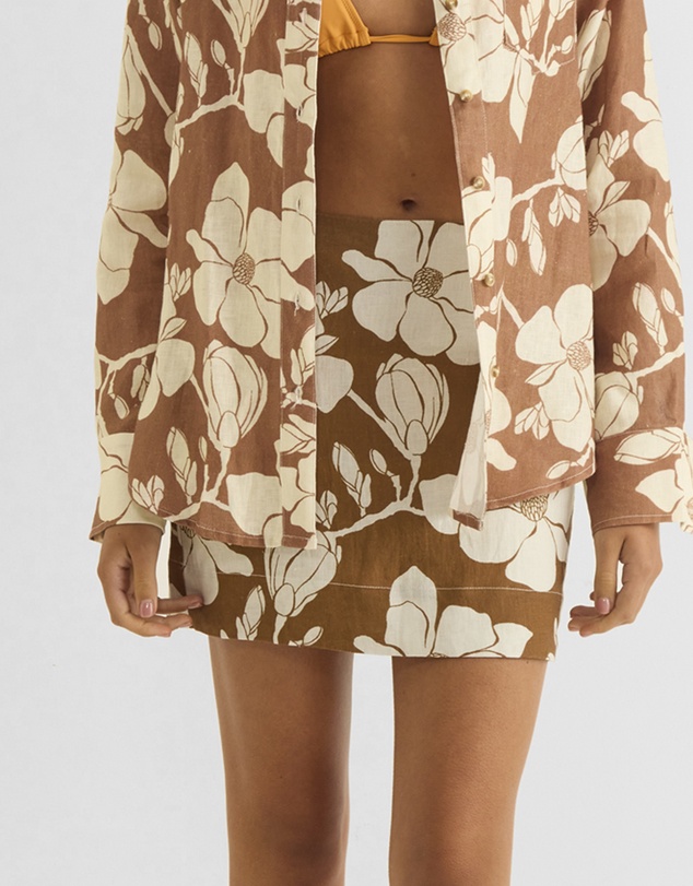 Zerafima - Summer Night Floral Skirt