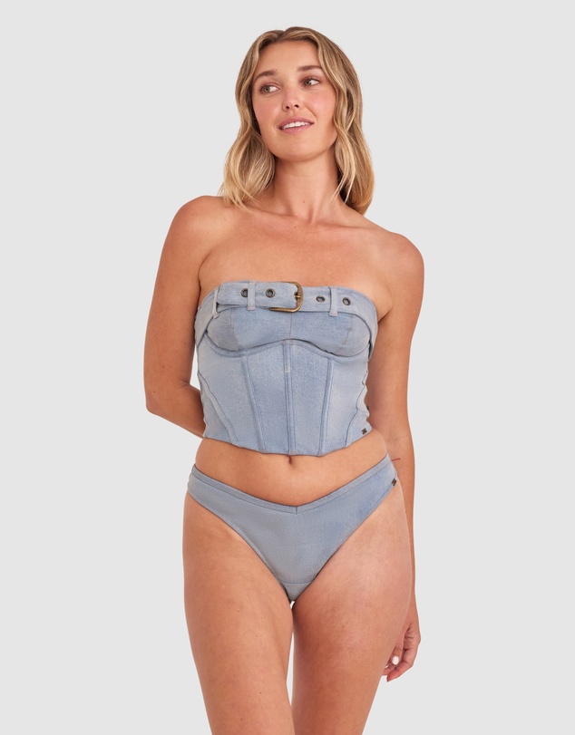 Bras N Things - Vamp That's Hot Corset - Grey